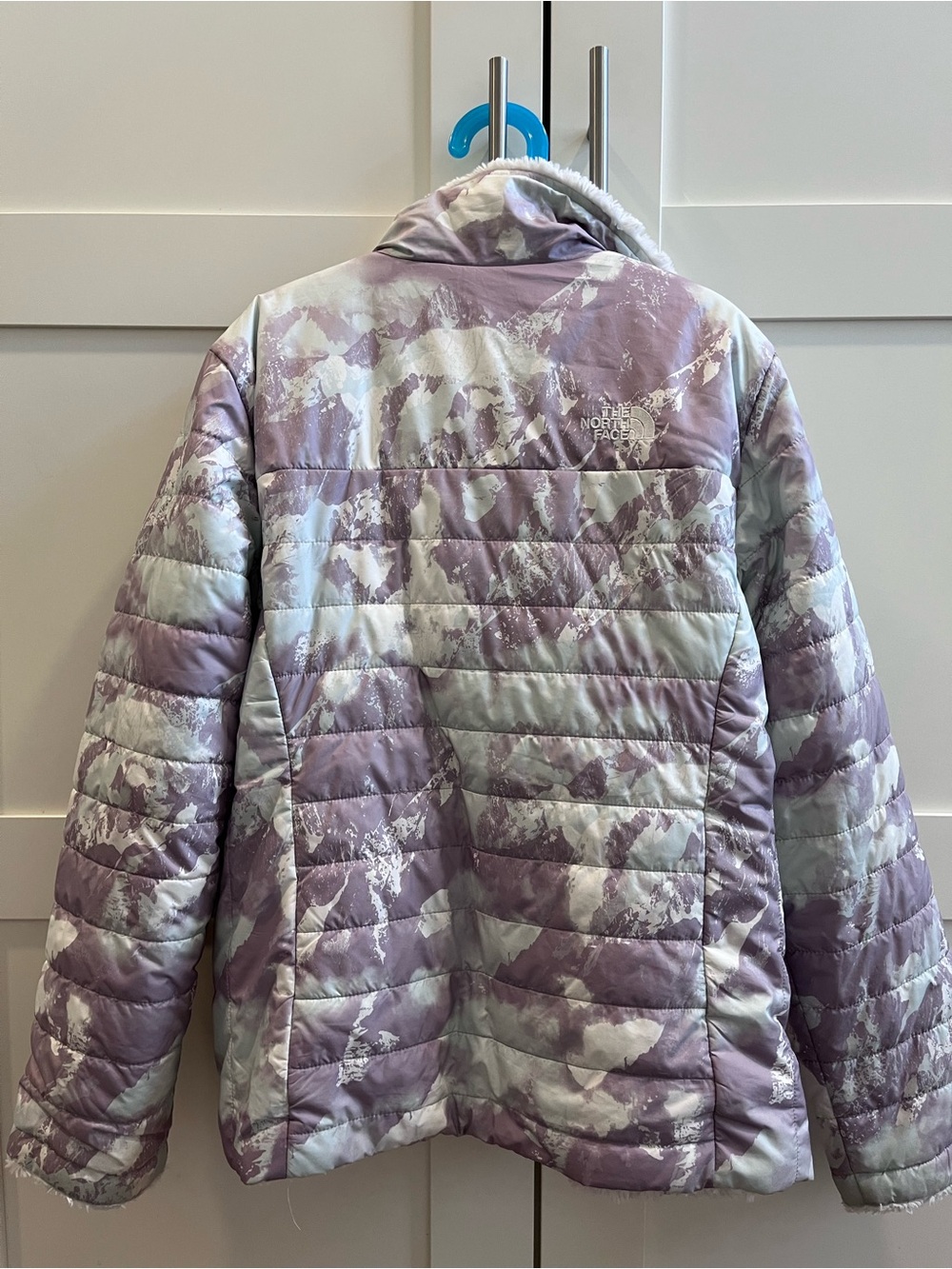 The North Face Reversible Mossbud Swirl Girls' Jacket Size L (14/16) - Picture 10 of 16